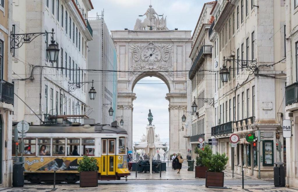 ליסבון Quarto Com Varanda Na Rua Dos Douradores מראה חיצוני תמונה